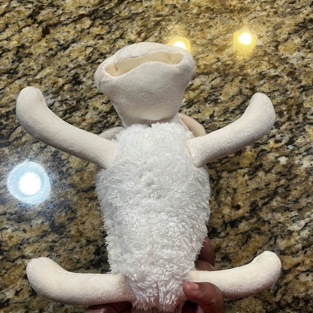 Serta Counting Sheep #3 Plush White Advertising Collectible Stuffed Animal 8" - Picture 4 of 8